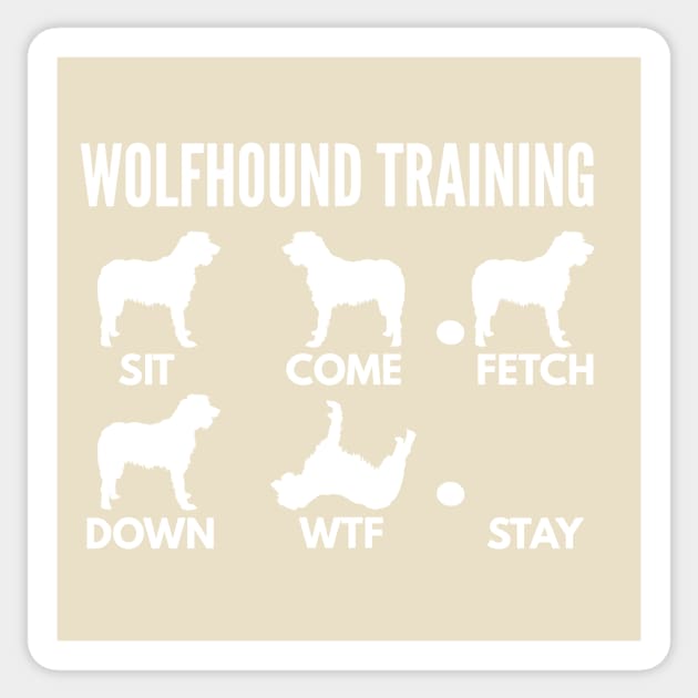 Wolfhound Training Wolfhound Dog Tricks Sticker by DoggyStyles